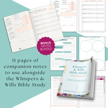 Load image into Gallery viewer, Whispers &amp; Wills Bible Study | Bible Study on Submission, Obedience, and How To Discern God&#39;s Voice