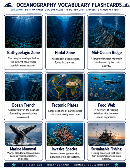 The Deep End: Oceanography Unit Study for Grades 6–12 - Homeschool and Humor