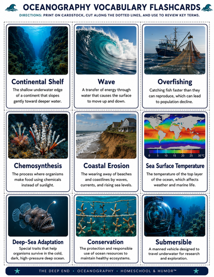 The Deep End: Oceanography Unit Study for Grades 6–12 - Homeschool and Humor