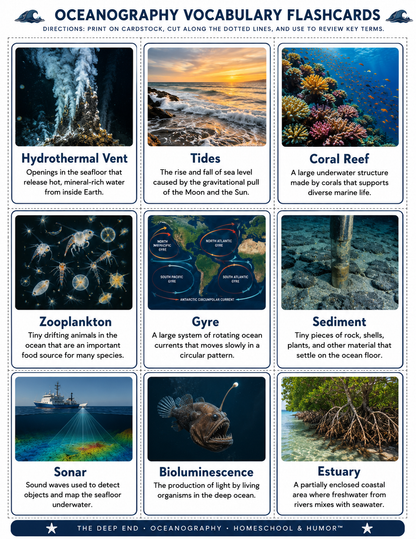 The Deep End: Oceanography Unit Study for Grades 6–12 - Homeschool and Humor