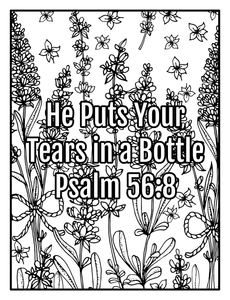 Books of Psalm & Proverbs Coloring Bible Verses for Moms