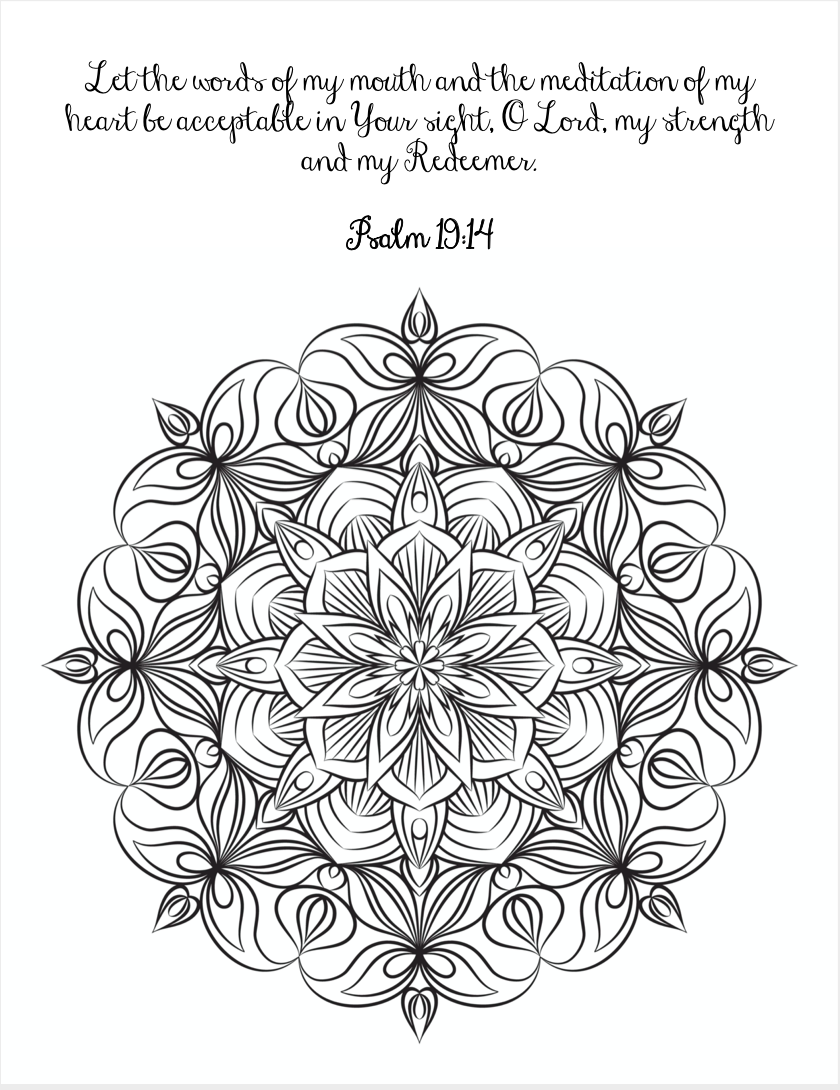 Reflections Color Journal | Faith Coloring Book for Moms
