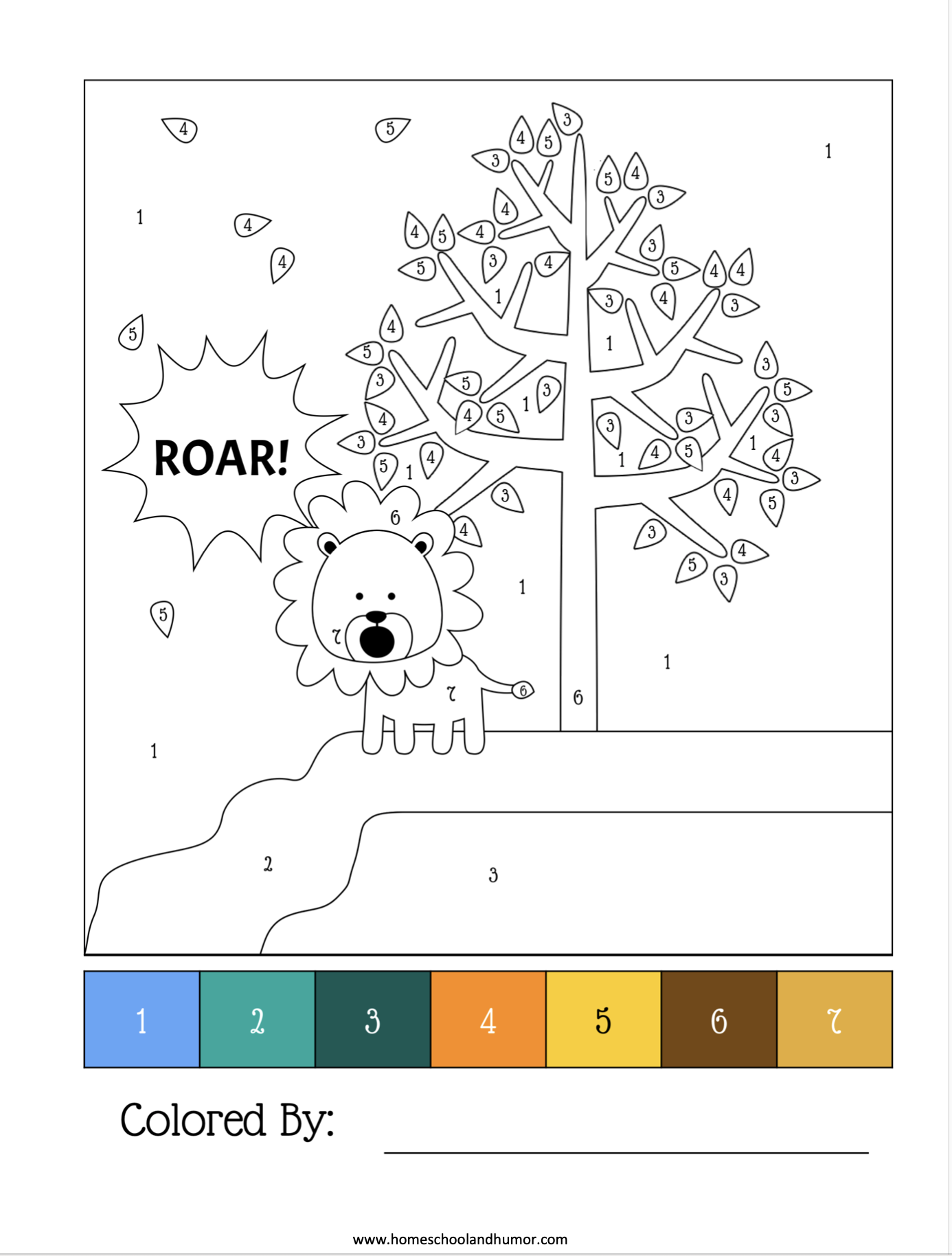 Color Carousel: Color By Number Set