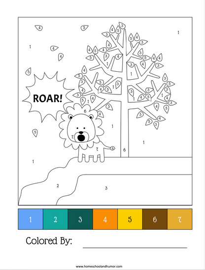 Color Carousel: Color By Number Set