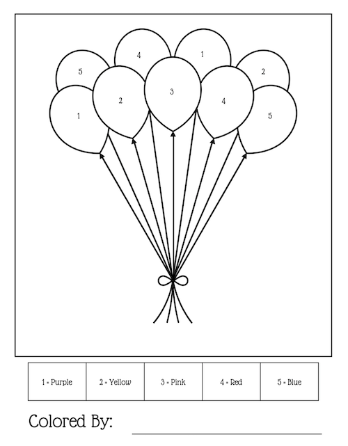 Color Carousel: Color By Number Set