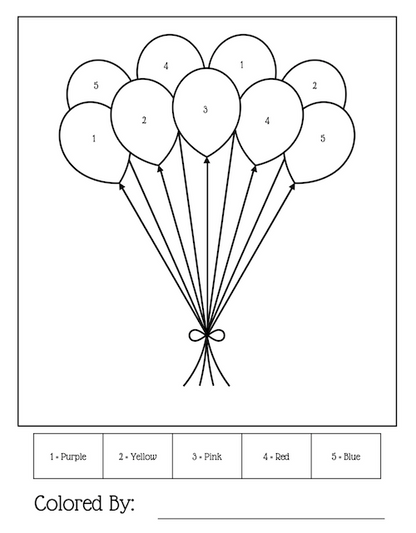 Color Carousel: Color By Number Set