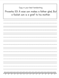 Psalm & Proverbs Color Journal For Kids