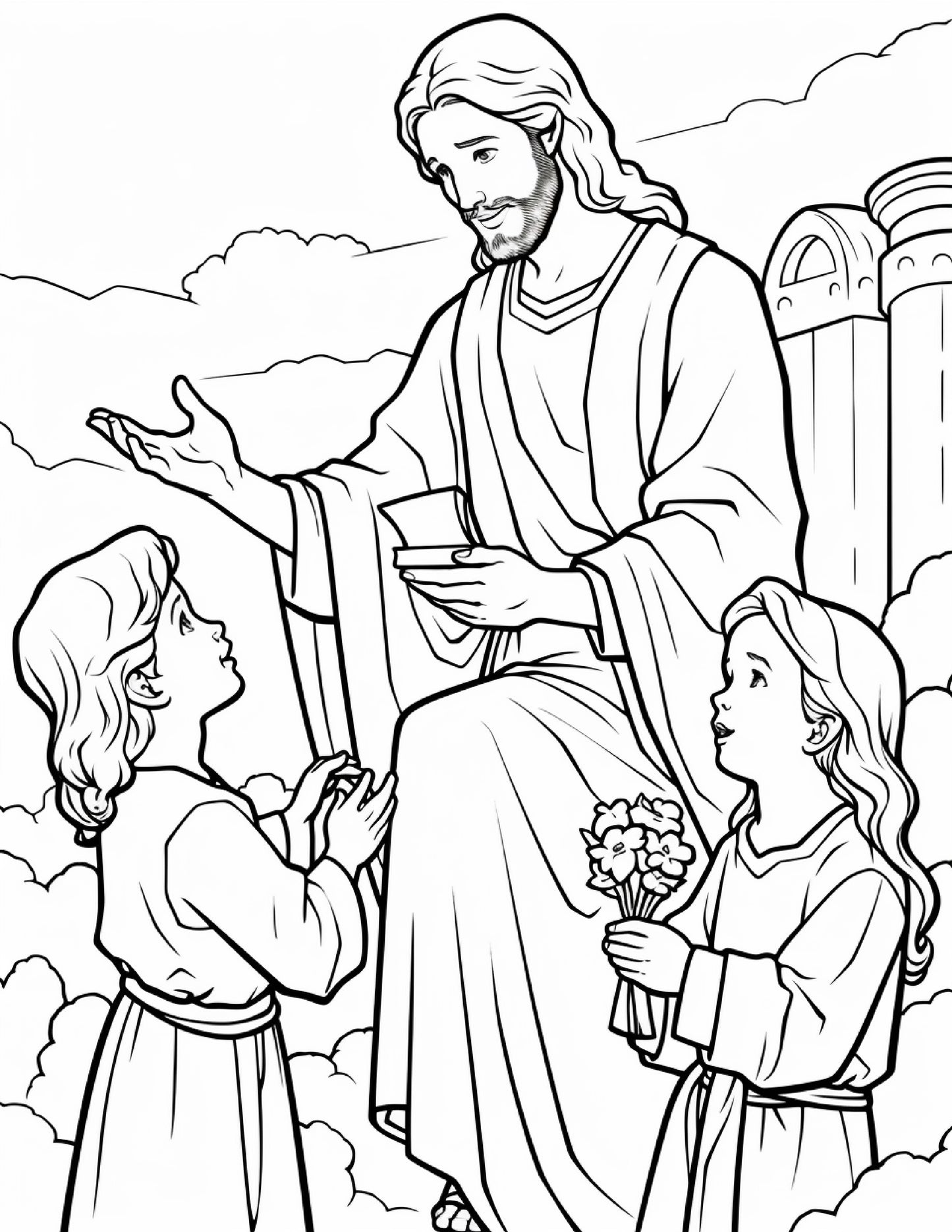 300 Kids Bible Coloring Pages