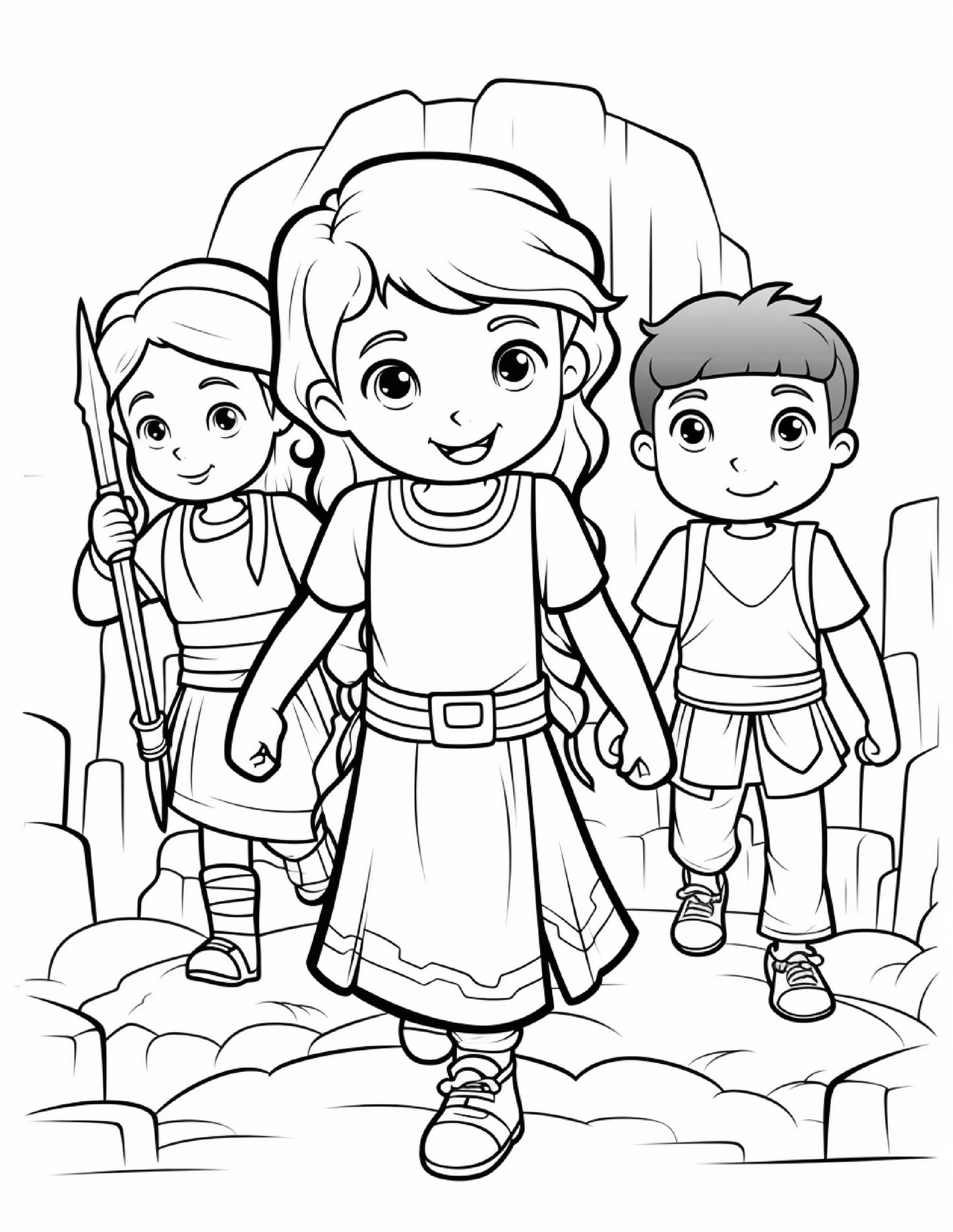 300 Kids Bible Coloring Pages