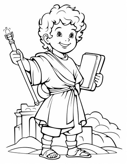 300 Kids Bible Coloring Pages