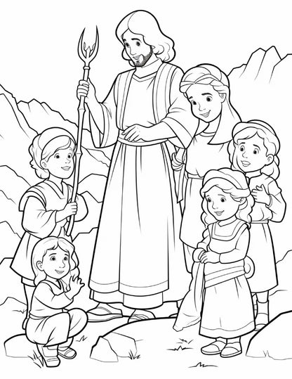 300 Kids Bible Coloring Pages