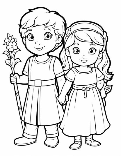 300 Kids Bible Coloring Pages