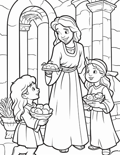 300 Kids Bible Coloring Pages