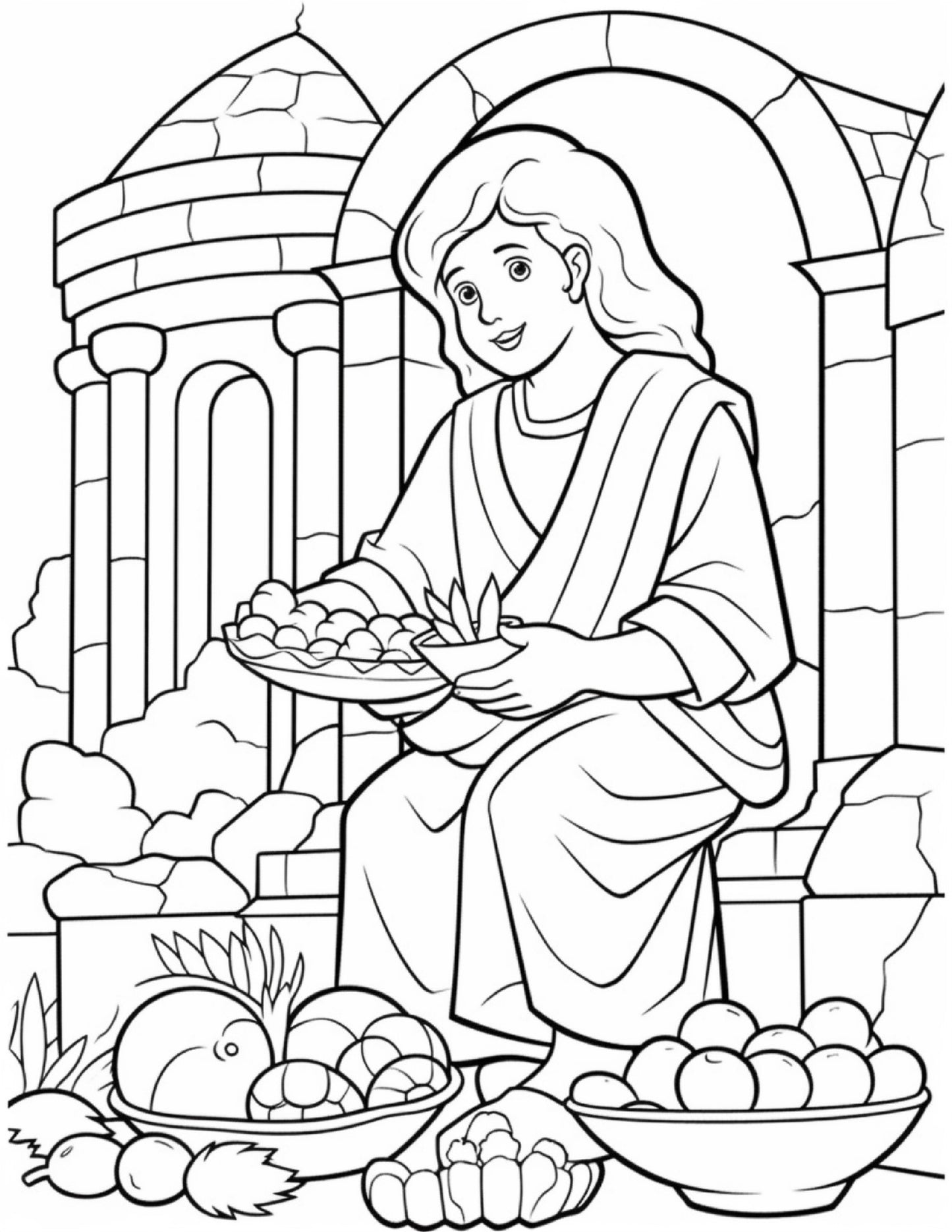 300 Kids Bible Coloring Pages