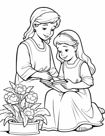 300 Kids Bible Coloring Pages