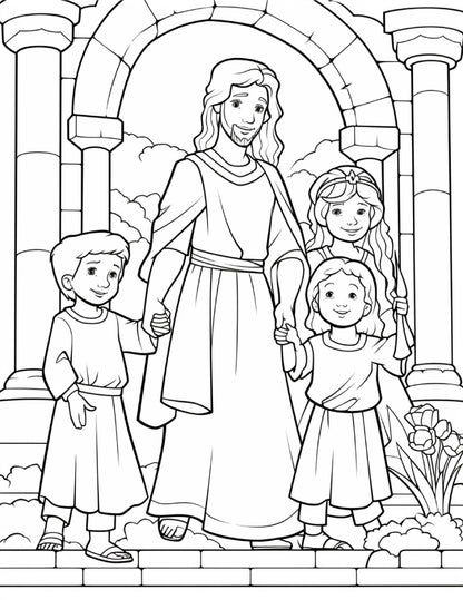 300 Kids Bible Coloring Pages