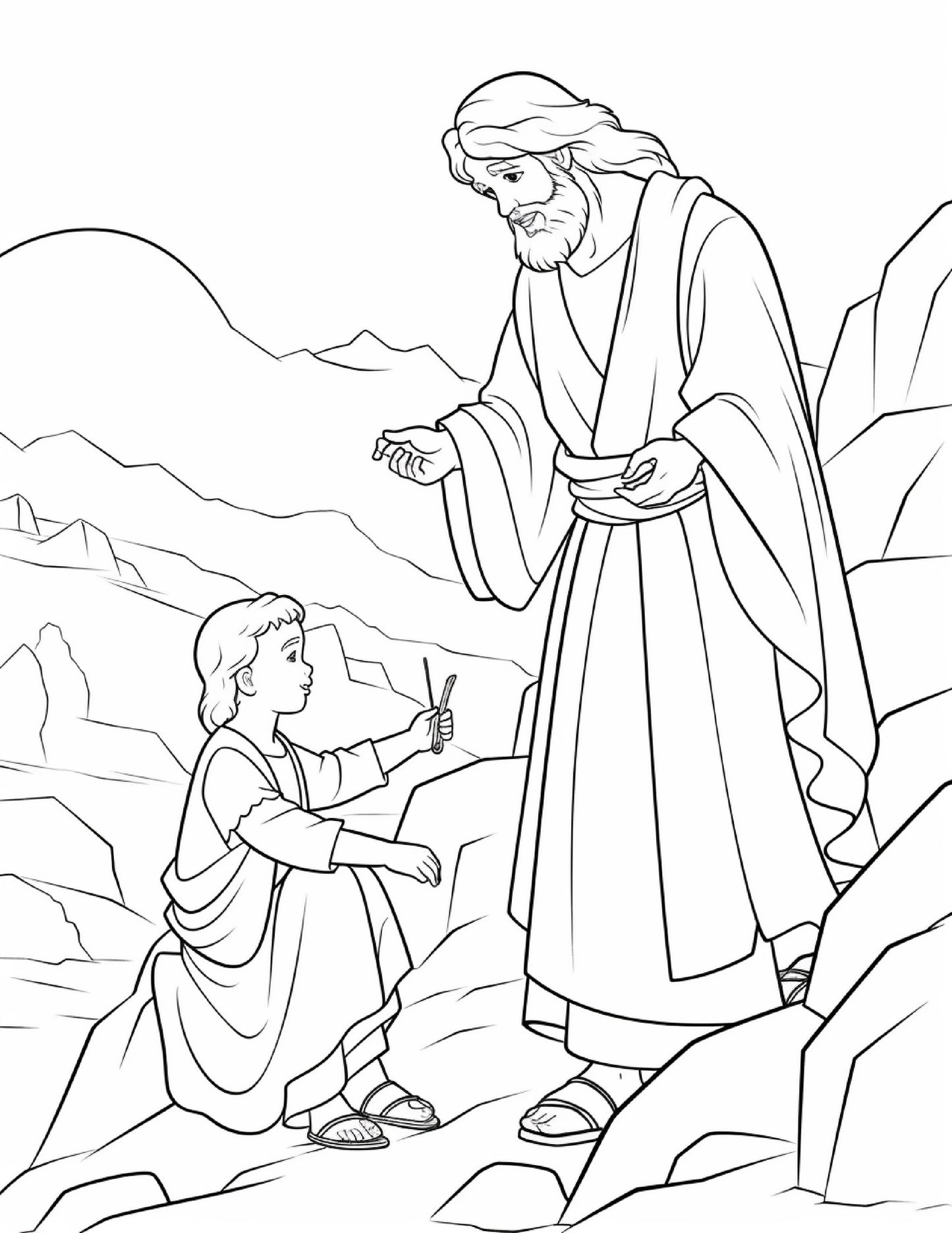 300 Kids Bible Coloring Pages