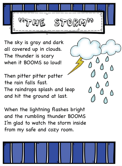 Weather Poetry Pack