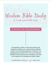 Load image into Gallery viewer, Wisdom BIble Study - 3-Week Interactive Bible Study