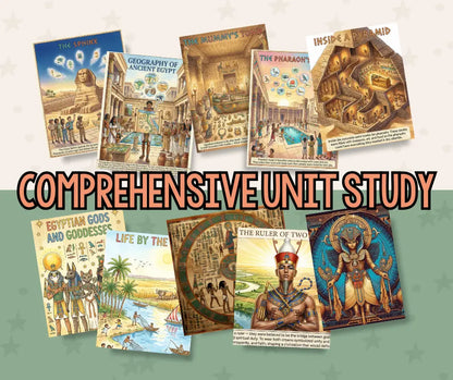 Ancient Egypt Unit Study Homeschool and Humor