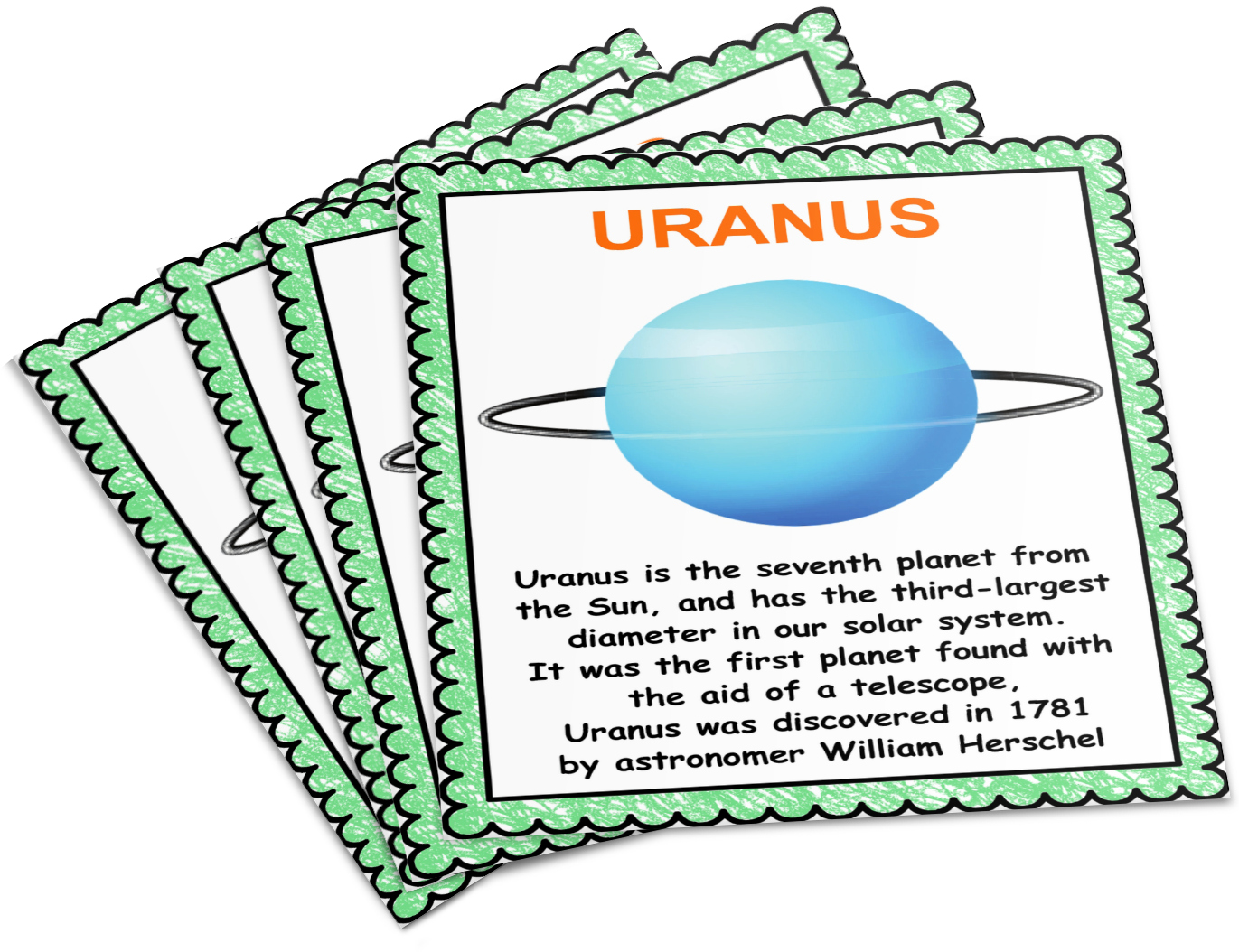 Planet Fun Fact Cards