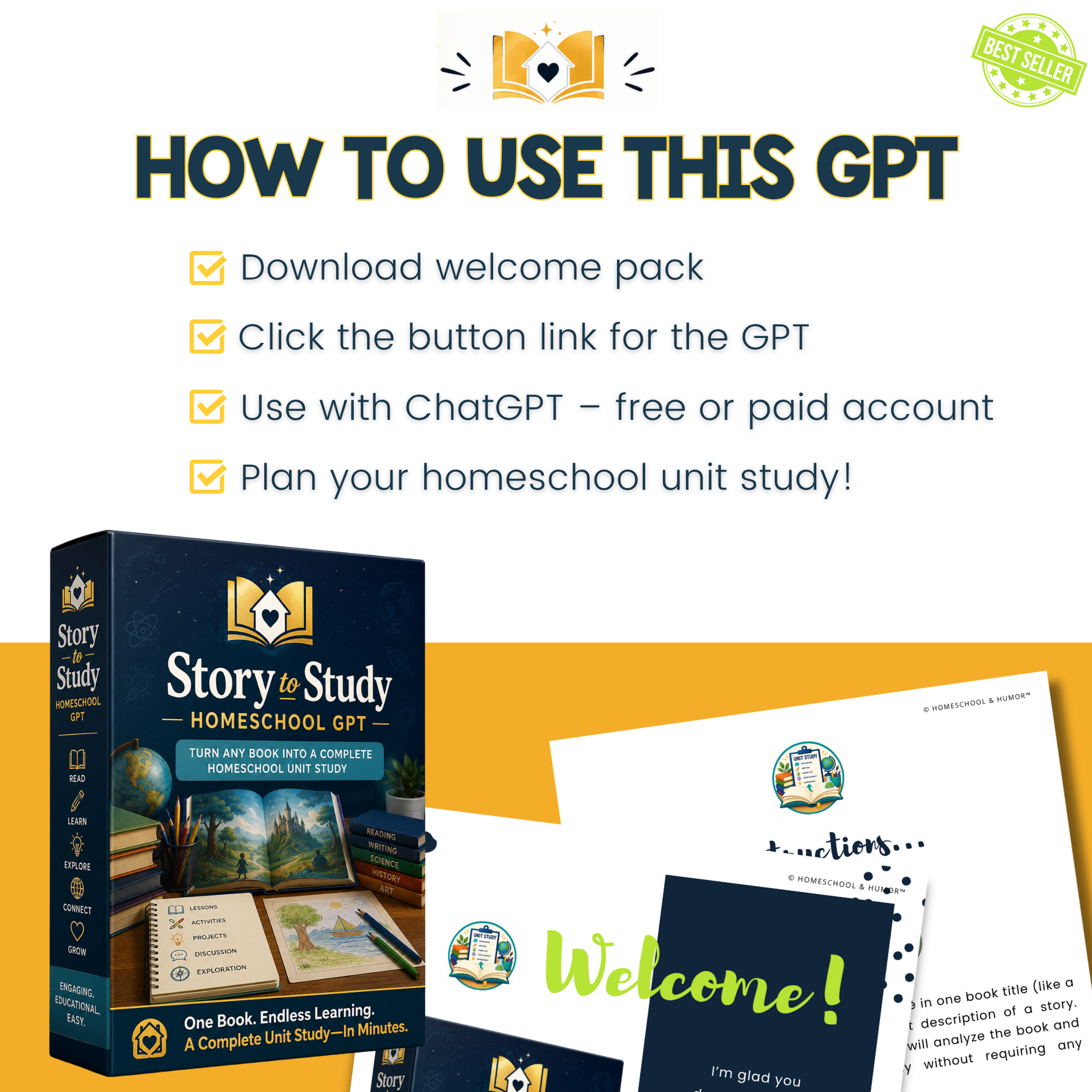 Book to Unit Study Converter GPT Homeschool and Humor