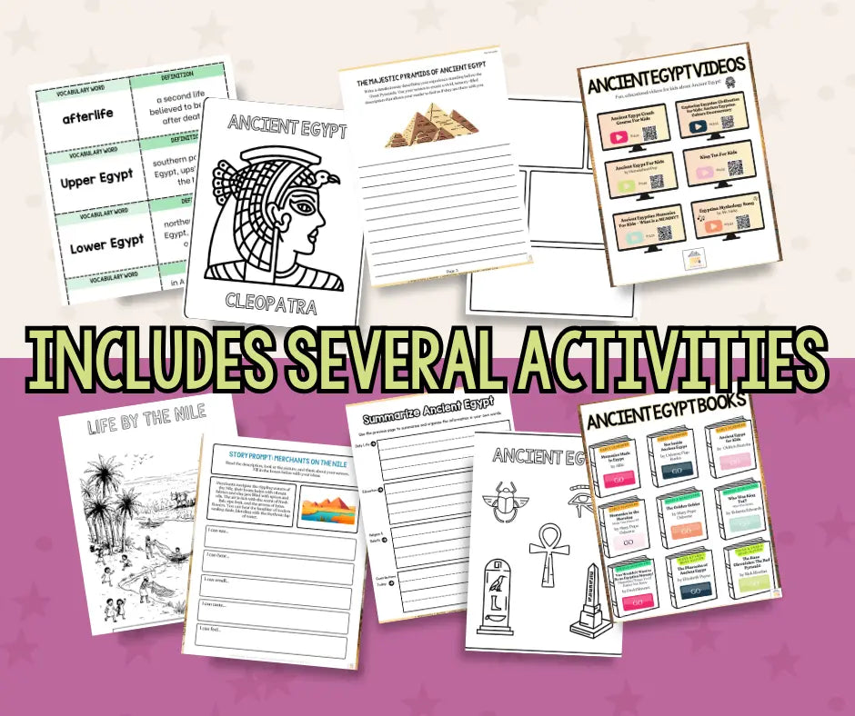 Ancient Egypt Unit Study Homeschool and Humor