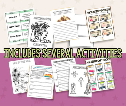 Ancient Egypt Unit Study Homeschool and Humor