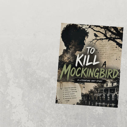 To Kill a Mockingbird Novel Study | High School Literature Unit Study, Worksheets, Discussion Questions PDF