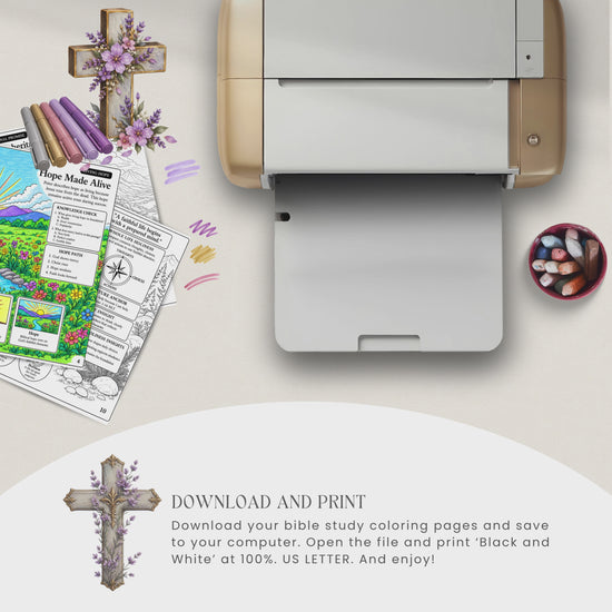 printable Bible study coloring pages for Christian homeschool