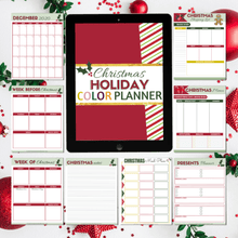 Load image into Gallery viewer, Christmas Holiday Color Planner